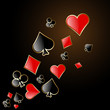 vector abstract play card background