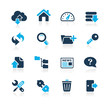 FTP & Hosting Icons // Azure Series