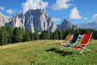 Beach mountain, a sunny day on the Italian mountains