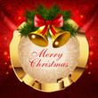 Christmas background with bells