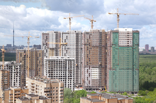 Photo: Construction of new apartment buildings Construction of new apartment buildings