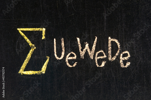 Photo: EDGERANK CONCEPT handwritten with chalk on a blackboard EDGERANK CONCEPT handwritten with chalk on a blackboard