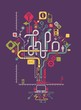 social network info graphics, vector tree
