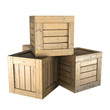 wooden crates
