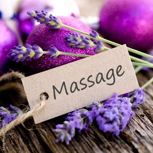 Photo: Label, Massage Label, Massage