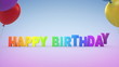 Happy Birthday, 3d animation