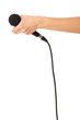 black microphone