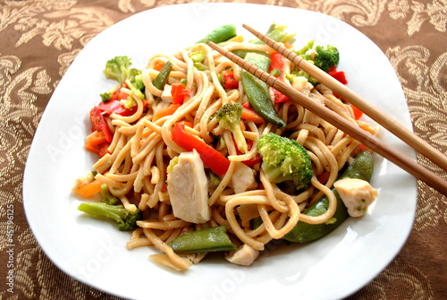 Photo: Meal of Chicken Lo Mein Meal of Chicken Lo Mein