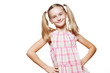 Photo: Funny happy little girl. Funny happy little girl.