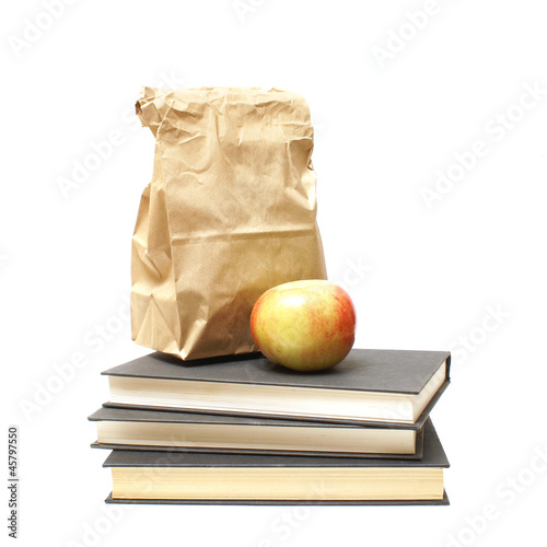 Photo: Lunch and Textbooks Lunch and Textbooks