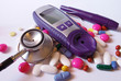 Stethoscope and device for measuring blood sugar level