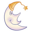 Vektor: Friends Forever - Cartoon moon and star! Friends Forever - Cartoon moon and star!