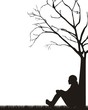 woman sitting