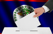 The Belize flag