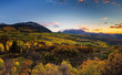 Photo: Autumn Colors, Mountains and Sunset Autumn Colors, Mountains and Sunset