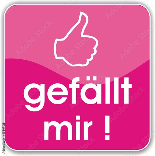Illustration: bouton gefällt mir bouton gefällt mir