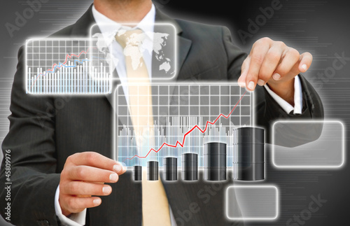 Photo: Businessman petrol concept Businessman petrol concept