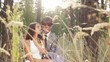 Beautiful couple at sunset