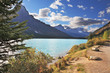 The early autumn in the Rocky Mountains