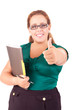 Large business woman