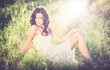 Summer brunette