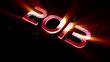 happy new year 2013 on 3dmax
