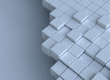 3d cubes building concept
