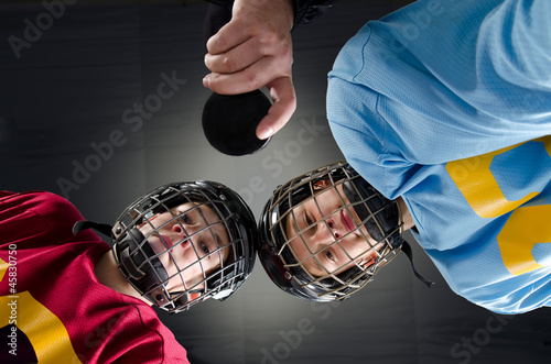 Photo: Hockey Faceoff Hockey Faceoff