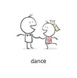Dancing couple.