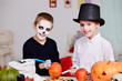 Halloween preparations