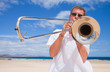 silver trombone