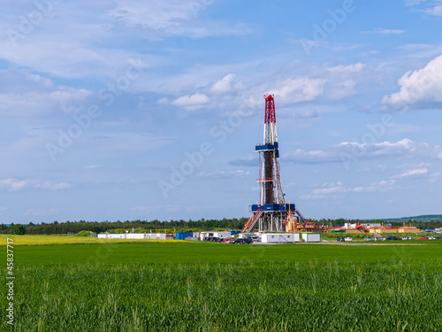Photo: Shale gas drilling in the province of Lublin, Poland. Shale gas drilling in the province of Lublin, Poland.
