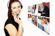 Woman talking on the phone
