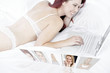 Woman chatting with friends online