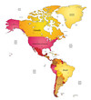 Map of Americas