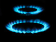 Photo: flames of gas flames of gas