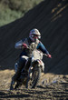 Motorcycle offroad rider
