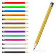 Coloured pencils