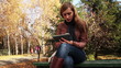 girl with a laptop