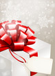 weihnachtsgeschenk mit label