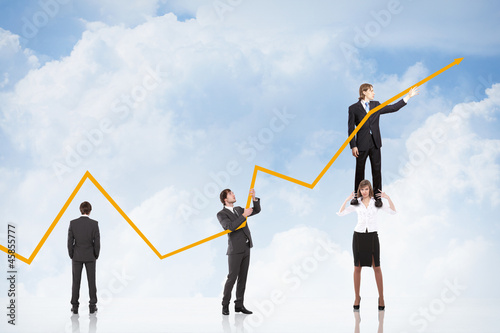 Photo: Business Growth And Success Graph Business Growth And Success Graph