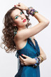 beautiful brunette woman
