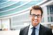Portrait of a happy businessman