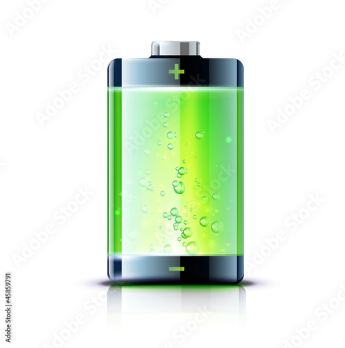 Illustration: Battery level indicator Battery level indicator