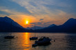 Barche al tramonto