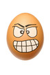Egg with malignant face
