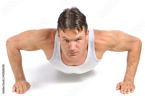 Photo: Pushup exercise Pushup exercise