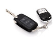 Car key isolated on white background