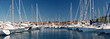 the sailing boats in harbor