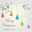 Vector: Beautiful card with Christmas Beautiful card with Christmas